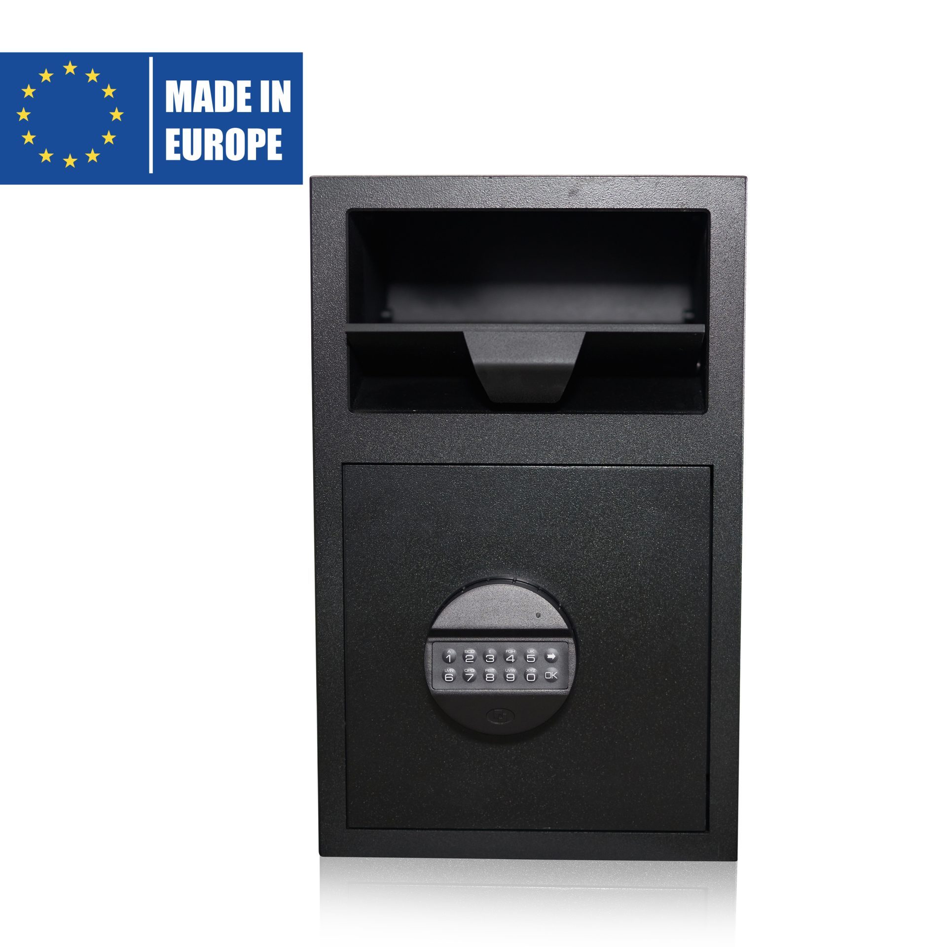 Coffre-fort de Dépôt avec Fente de Dépôt | Niveau de Sécurité B | Serrure VDS Classe 2 | Code PIN | Fabriqué dans l'UE