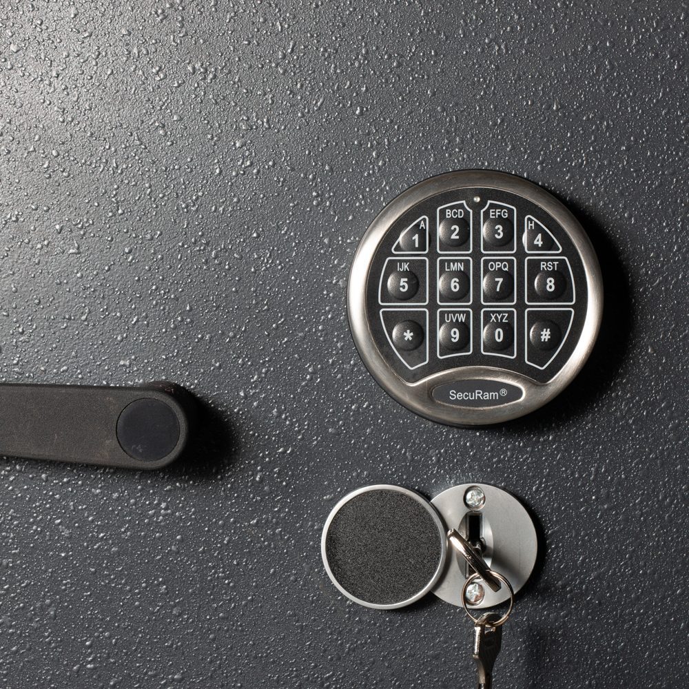 Coffre-fort à dépôt lourd | Très sécurisé | 8 pênes de verrouillage | Principe de verrouillage à 4 yeux | Serrure à clé et code PIN